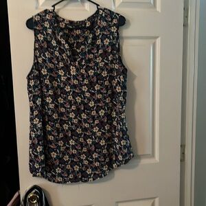 Light sleeveless blouse